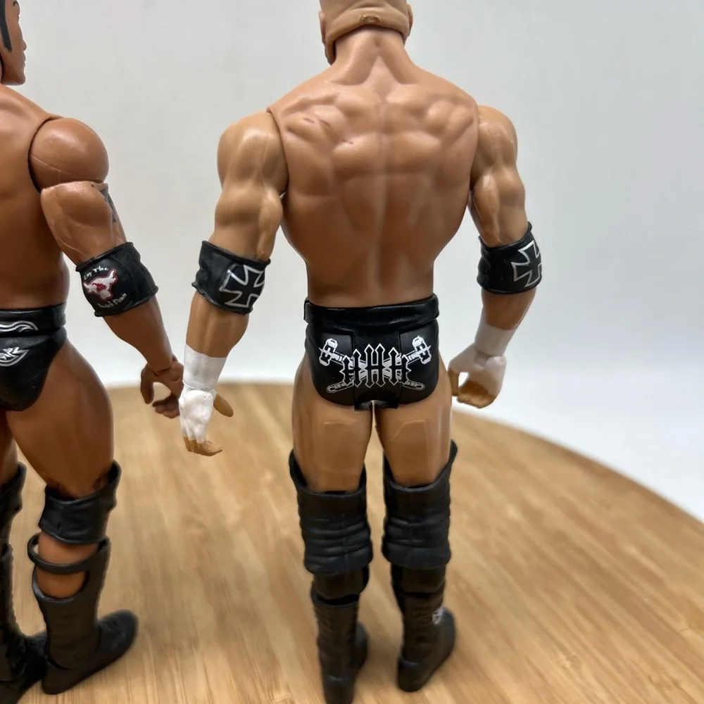 WWE John Cena The Rock Triple H‎ Wrestling Action Figures 7”.
